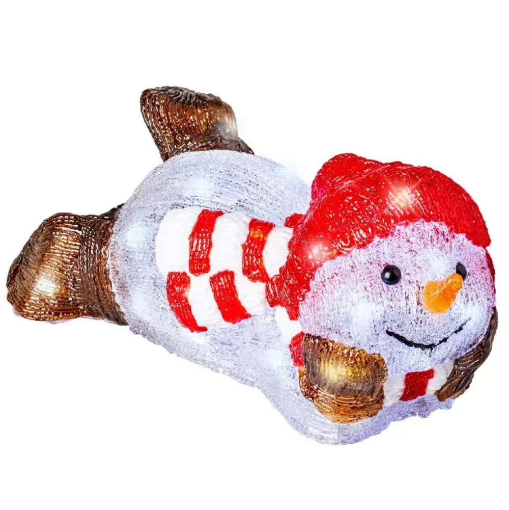 Best Bonhomme De Neige Acrylique Personnages Illuminés De Noël
