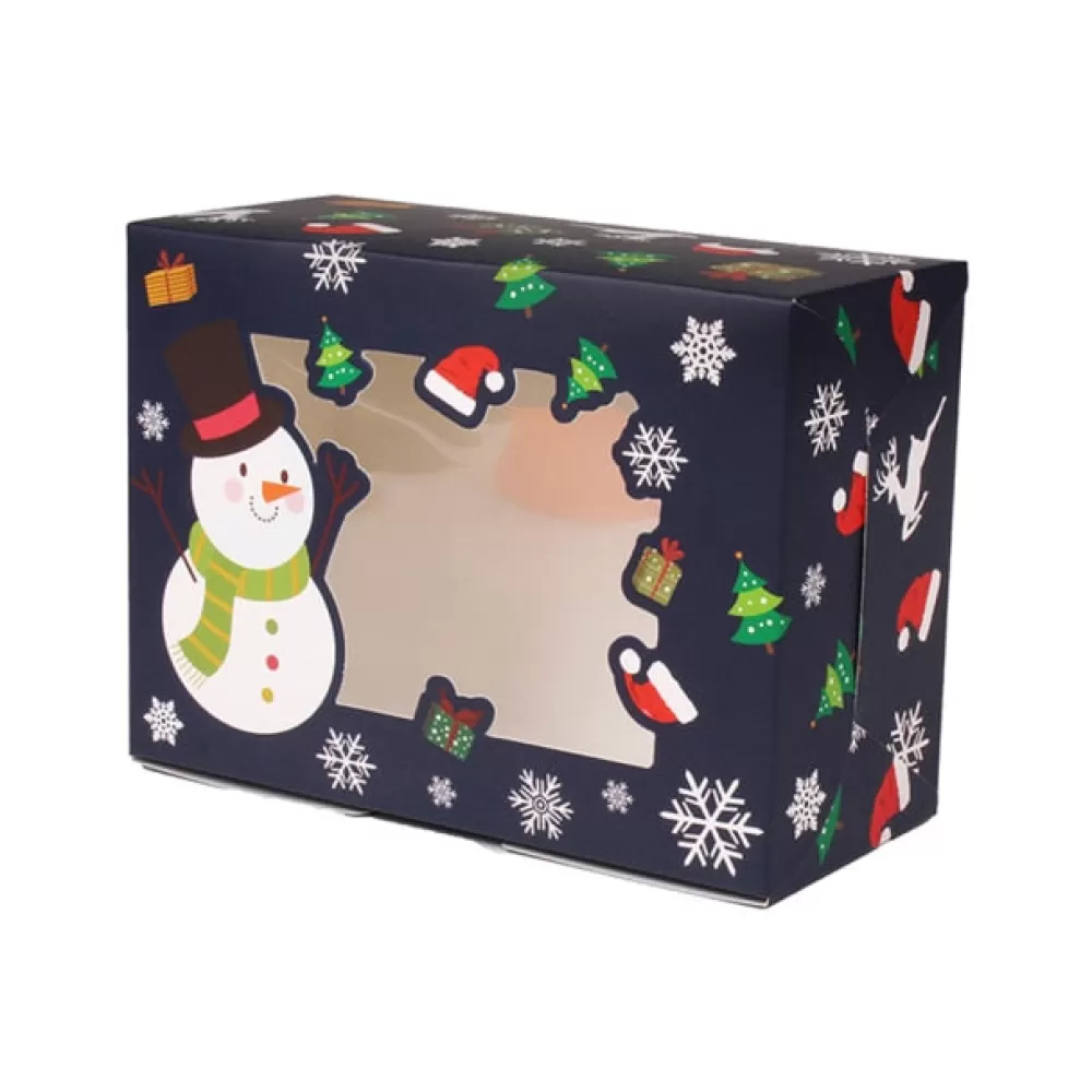 Fashion Boîte à Biscuits De Noël - Bonhomme De Neige Boites Pour Biscuits De Noël