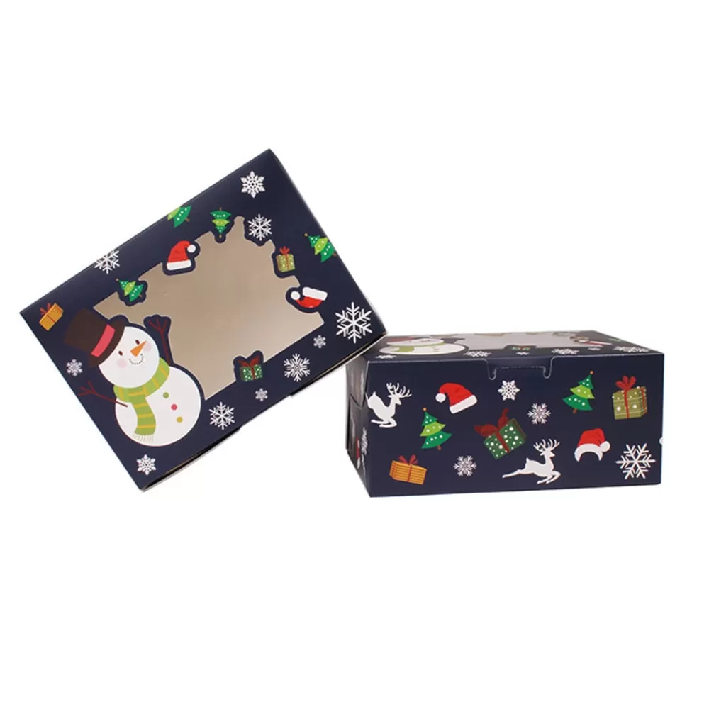 Fashion Boîte à Biscuits De Noël - Bonhomme De Neige Boites Pour Biscuits De Noël