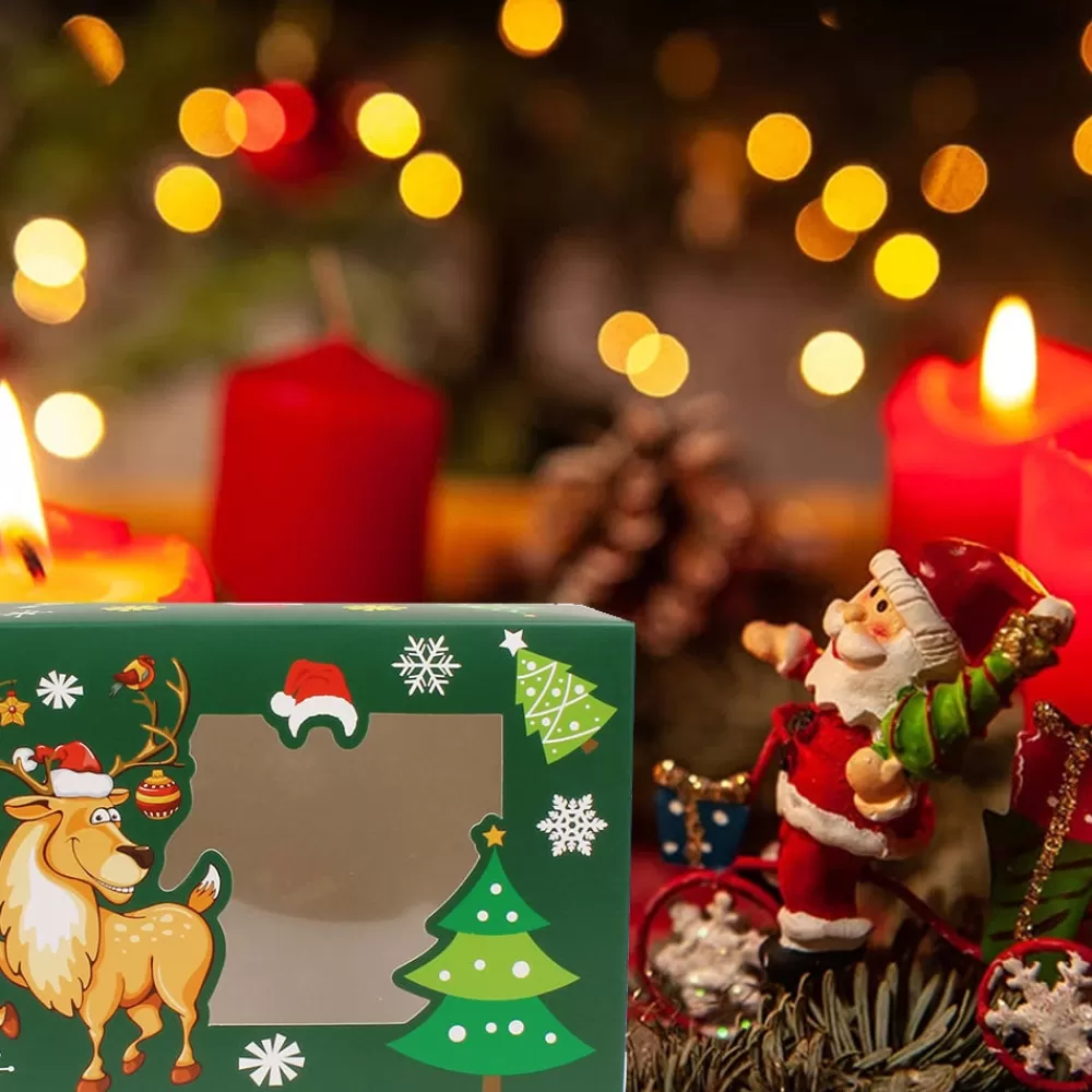 Flash Sale Boîte à Biscuits De Noël - Rennes Boites Pour Biscuits De Noël