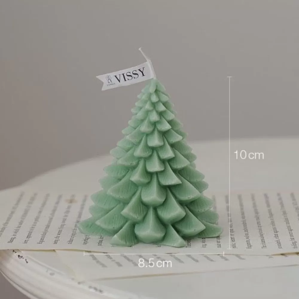 Online Bougie De Noël Sapin Vert Décorations De Noël Pas Cher | Décorations De Noël Vertes