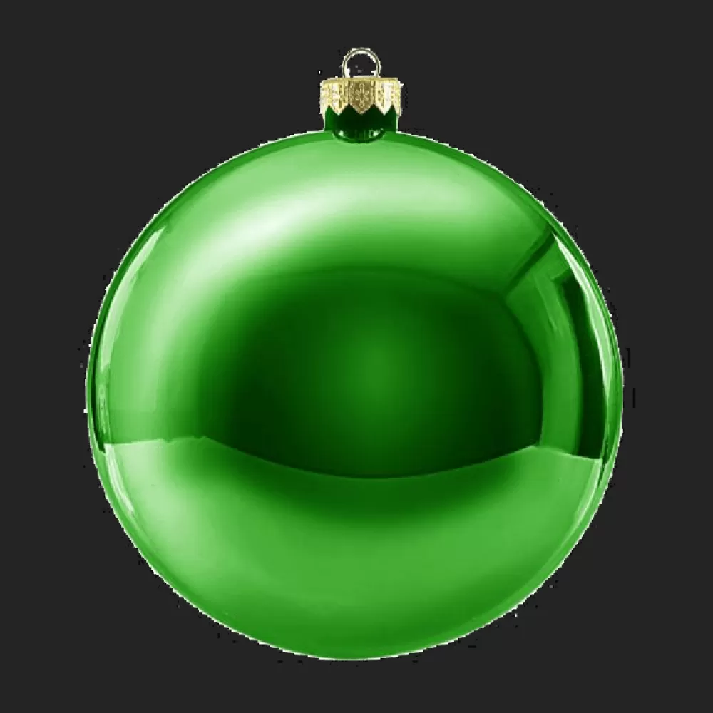 Flash Sale Boule De Noël Brillante XXL Verte Foncée Décorations De Noël Vertes
