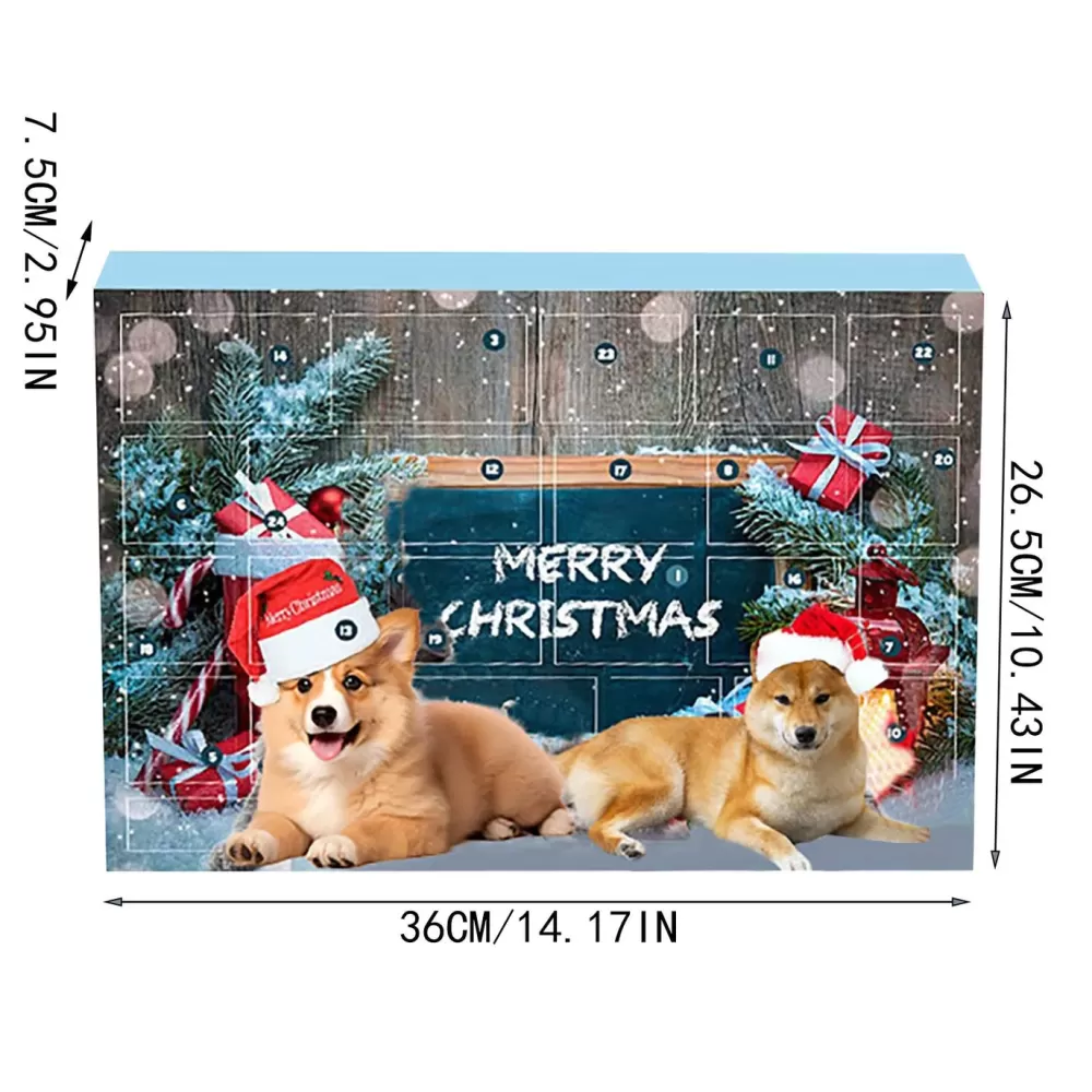 Store Calendrier De L'avant Chien Calendriers De L'Avent De Noël