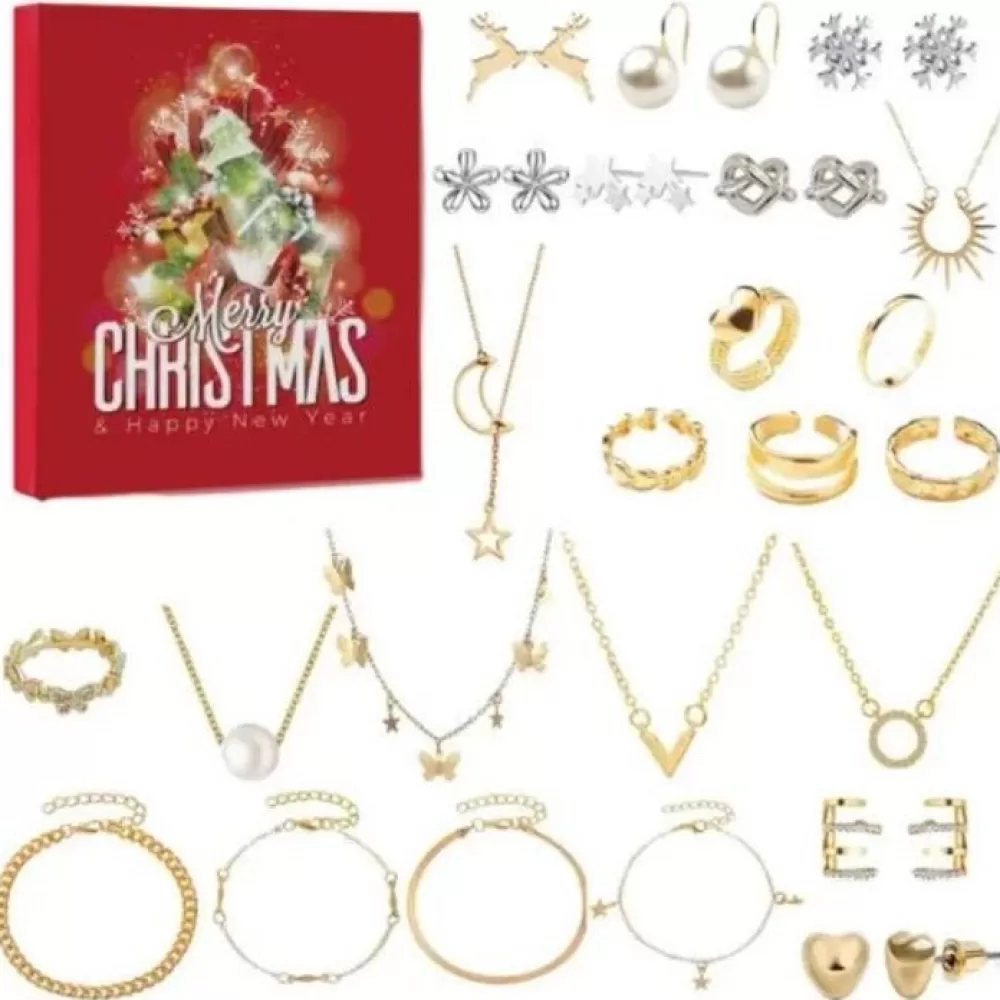 Discount Calendrier De L'avent Bijoux Femme Calendriers De L'Avent De Noël