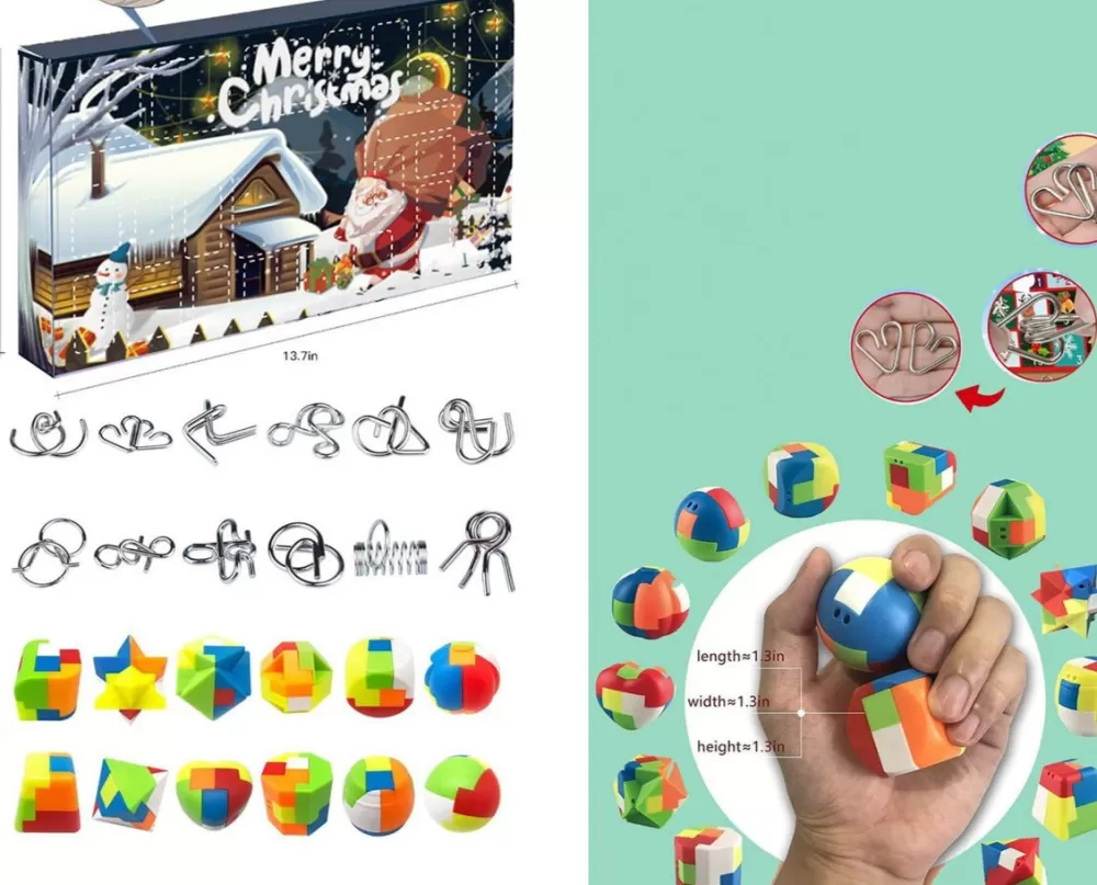Outlet Calendrier De L'avent Casse-tête Calendriers De L'Avent De Noël