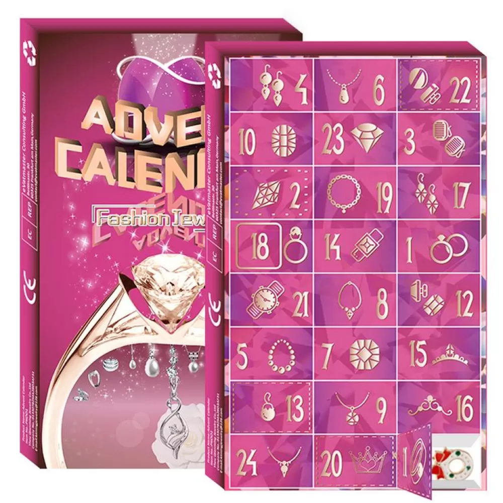 Fashion Calendrier De L'avent Femme Bijoux Calendriers De L'Avent De Noël