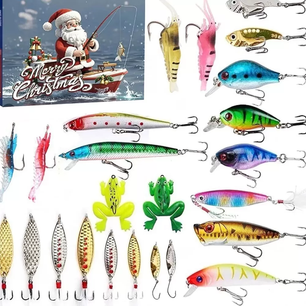 Discount Calendrier De L'avent Pêche Calendriers De L'Avent De Noël