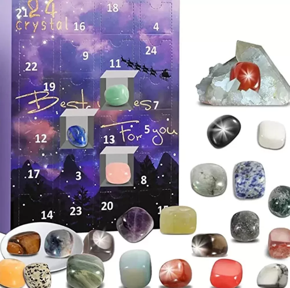 New Calendrier De L'avent Pierres Calendriers De L'Avent De Noël