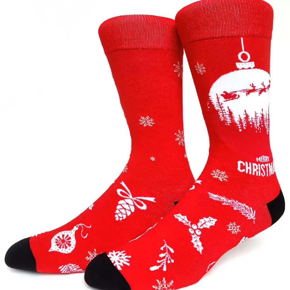 Hot Chaussettes Boule De Noël Chaussettes De Noël