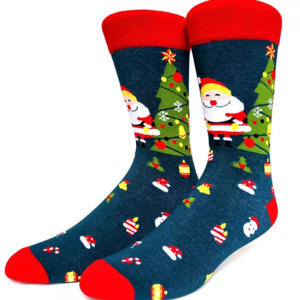 Store Chaussettes De Noël Colorées Chaussettes De Noël