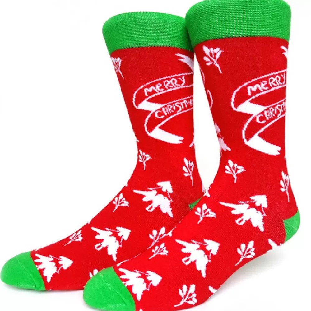 Online Chaussettes De Noël Rouge Chaussettes De Noël