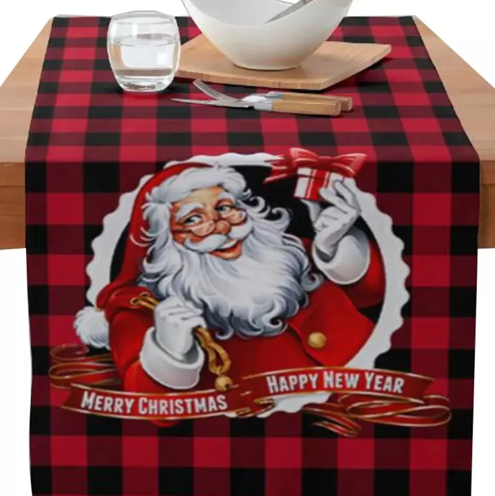 Discount Chemin De Table Noël écossais Chemins De Table De Noël