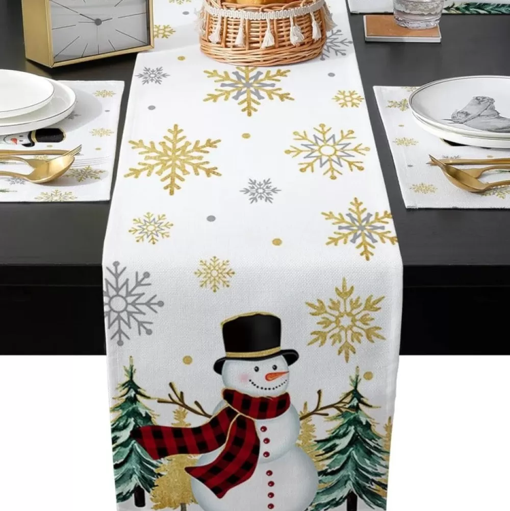 Cheap Chemin De Table Noël Or Décorations De Noël Pas Cher | Chemins De Table De Noël