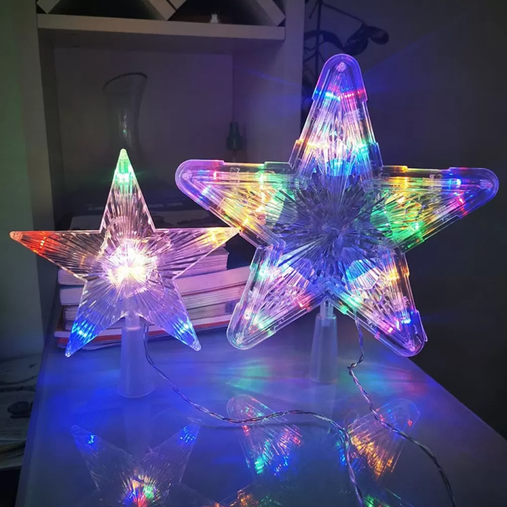 Fashion Cimier De Sapin De Noël LED Décorations De Noël Pas Cher | Cimiers De Sapin De Noël