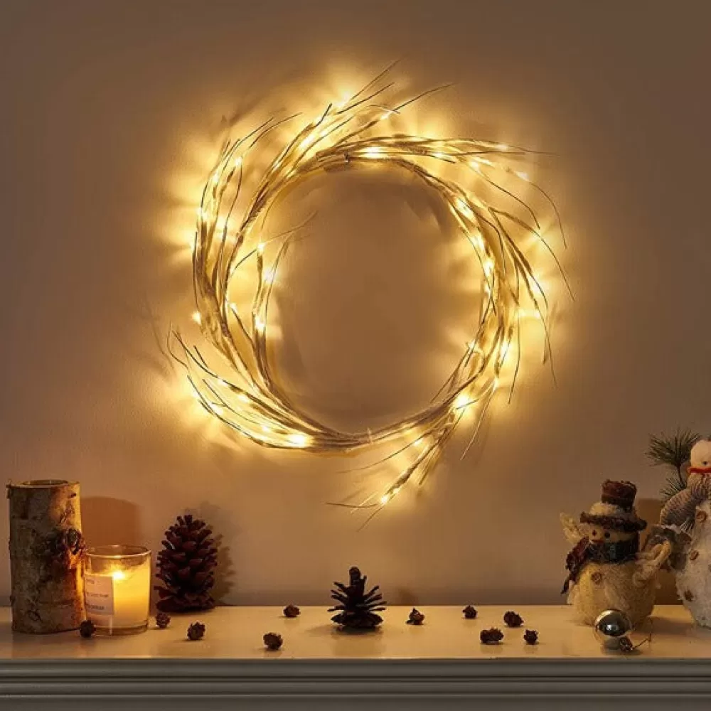 Cheap Couronne De Noël Lumineuse Led Couronnes De Noël