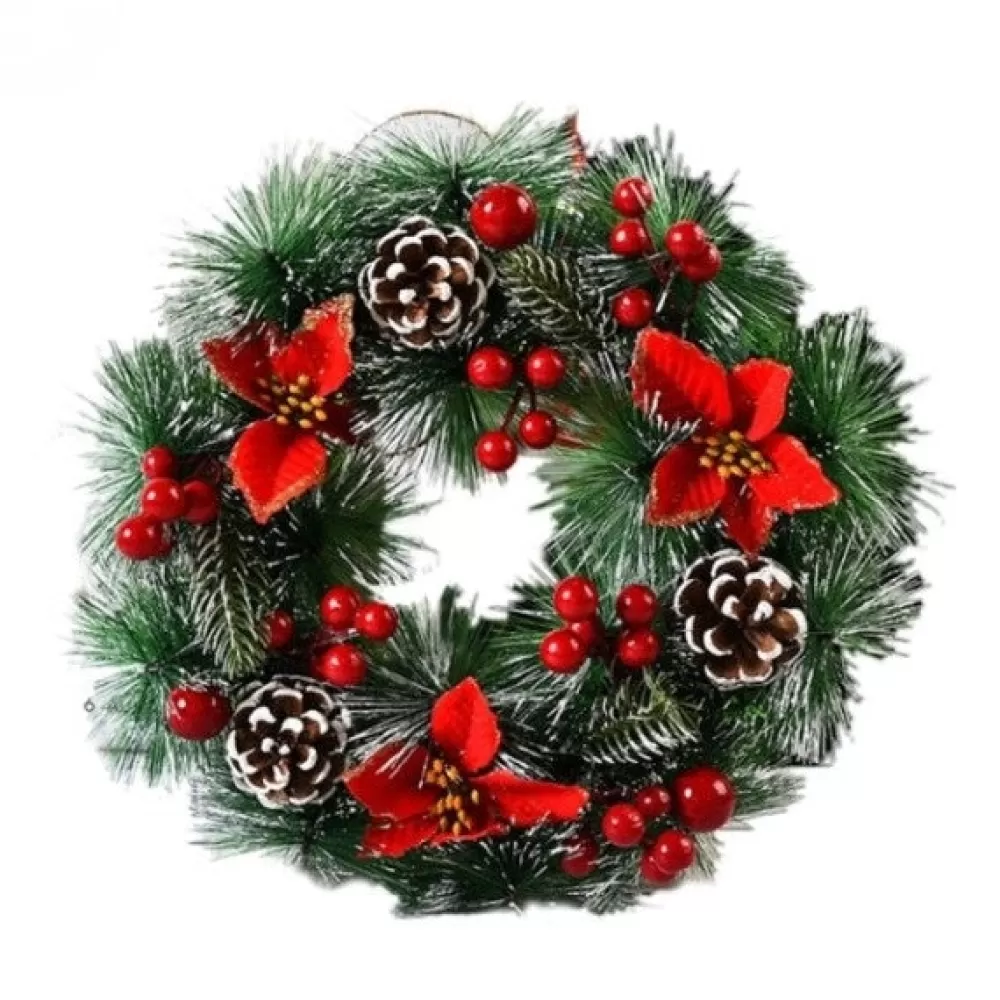 Discount Couronne De Noël Pomme De Pin Couronnes De Noël
