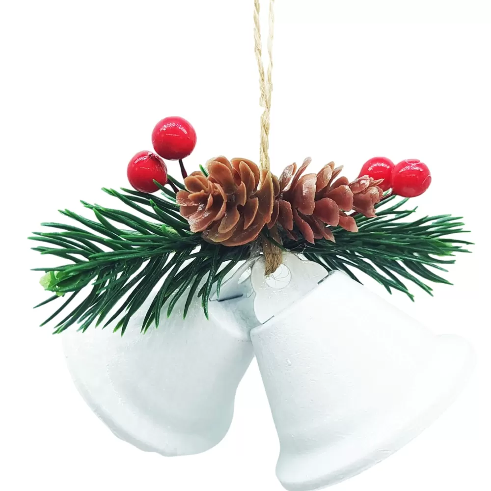 Cheap Double Cloche De Noël Blanche Décorations De Noël Scandinaves | Cloches De Noël