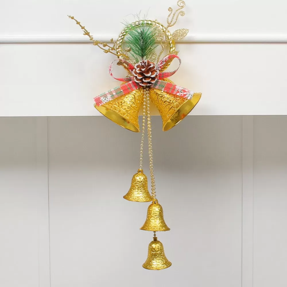 Cheap Double Cloche De Noël En Métal Et Pendentif Cloches De Noël
