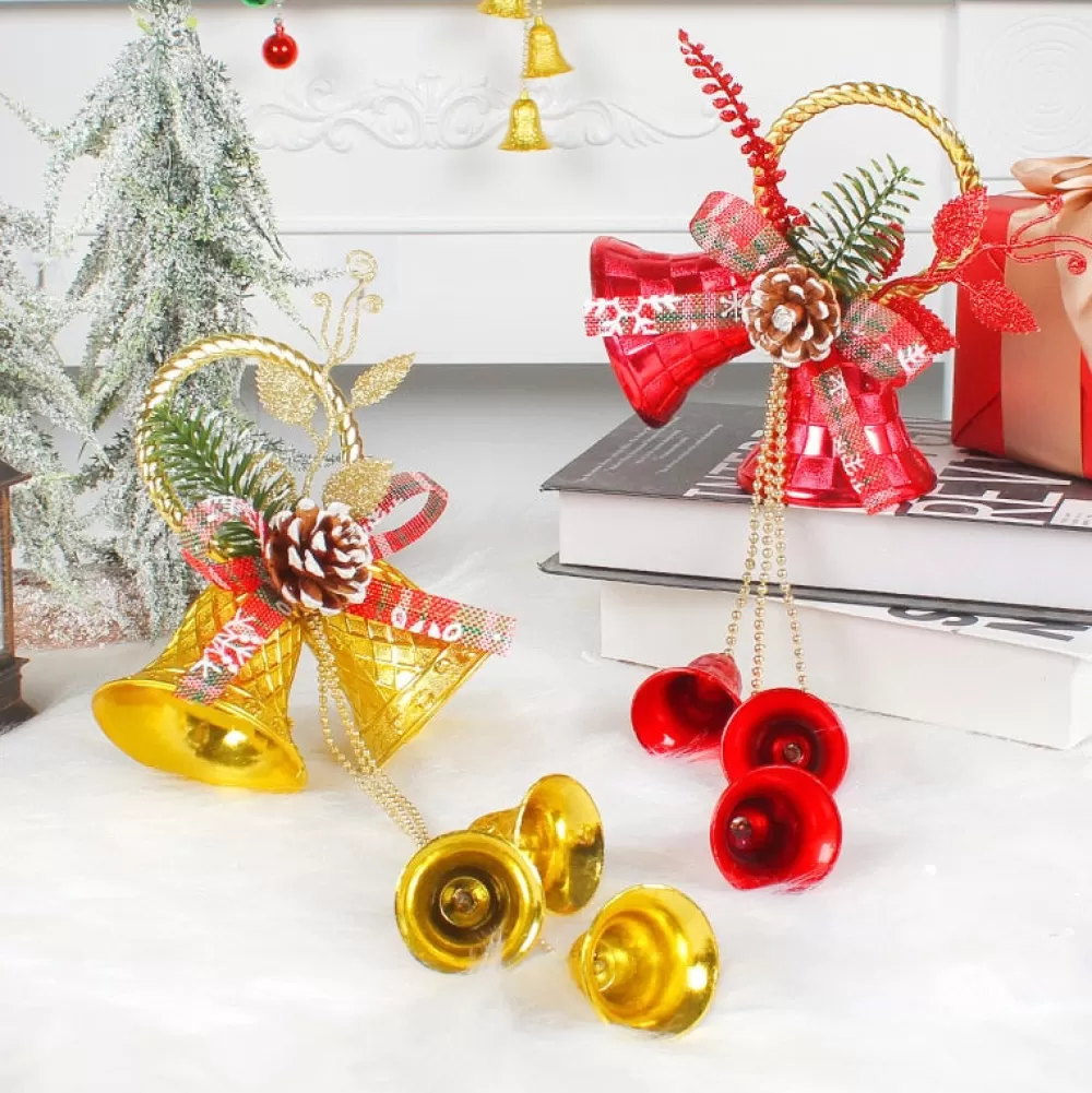 Cheap Double Cloche De Noël En Métal Et Pendentif Cloches De Noël