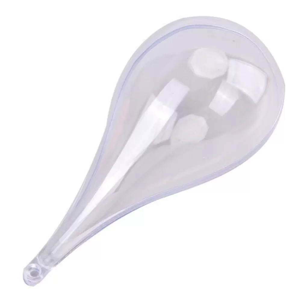 New Forme En Plastique Transparent En Deux Parties : Goutte D'eau Formes Plastiques