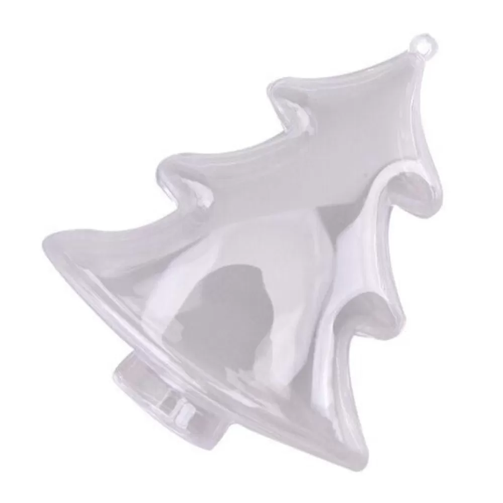 Online Forme En Plastique Transparent En Deux Parties : Sapin Formes Plastiques