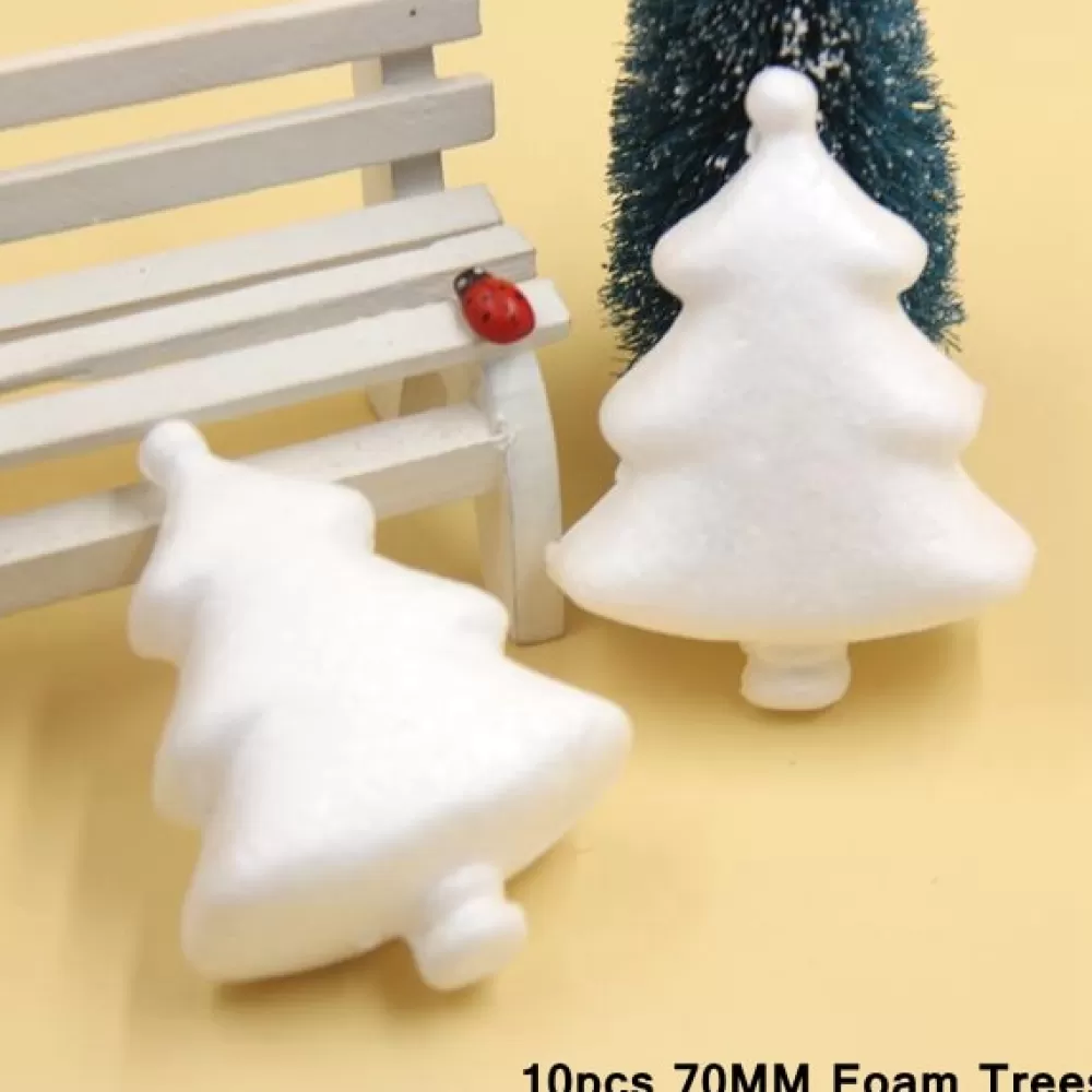 Online Forme En Polystyrène : 10 Sapins Pleins De 7 Cm Décorations De Noël Pas Cher | Formes En Polystyrène