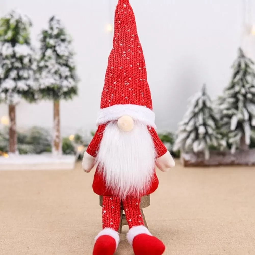 Best Gnome De Noël Rouge Décorations De Noël Pas Cher | Décorations De Noël Rouges
