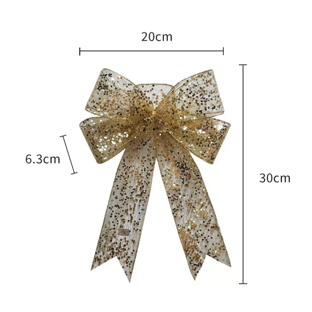 Outlet Gros Noeud Pour Sapin De Noël Décorations De Noël Pas Cher | Noeuds De Noël