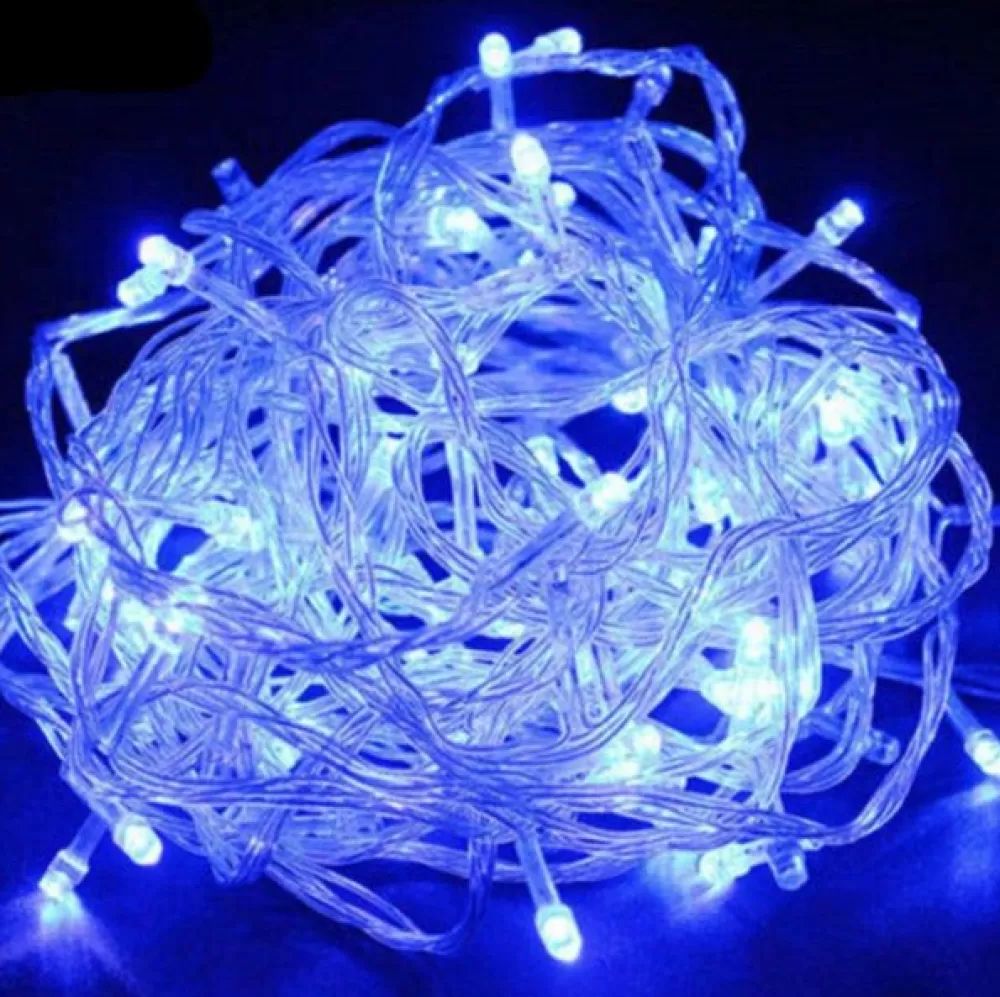 Hot Guirlande Lumineuse Bleue Décorations De Noël Scandinaves | Décorations De Noël Bleues