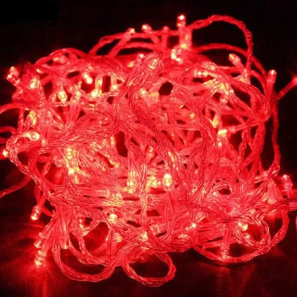 Discount Guirlande Lumineuse Rouge Décorations De Noël Rouges