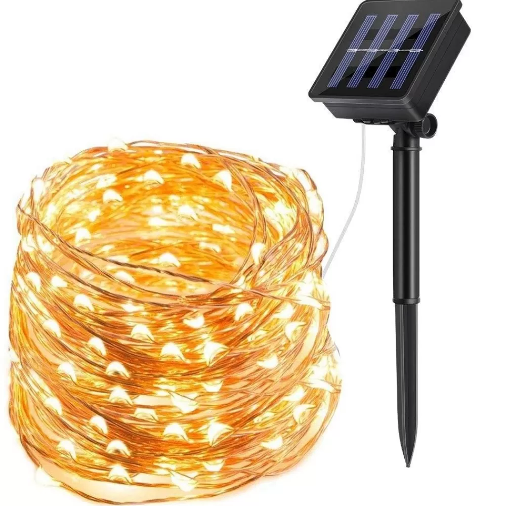 Online Guirlande Solaire Lumineuse - Blanc Chaud Décorations De Noël Scandinaves