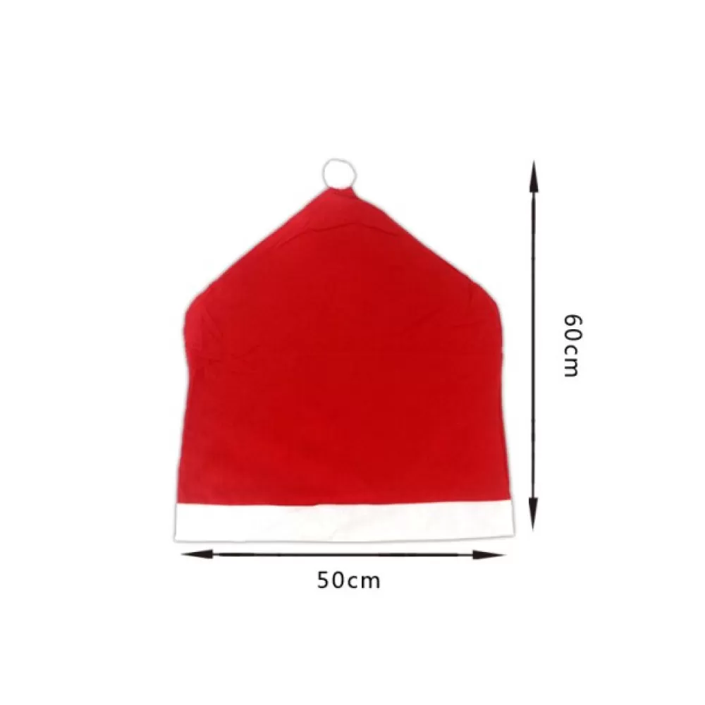 Outlet Housse De Chaise Noël - Bonnet De Noël Décorations De Noël Pas Cher | Housses De Chaise De Noël