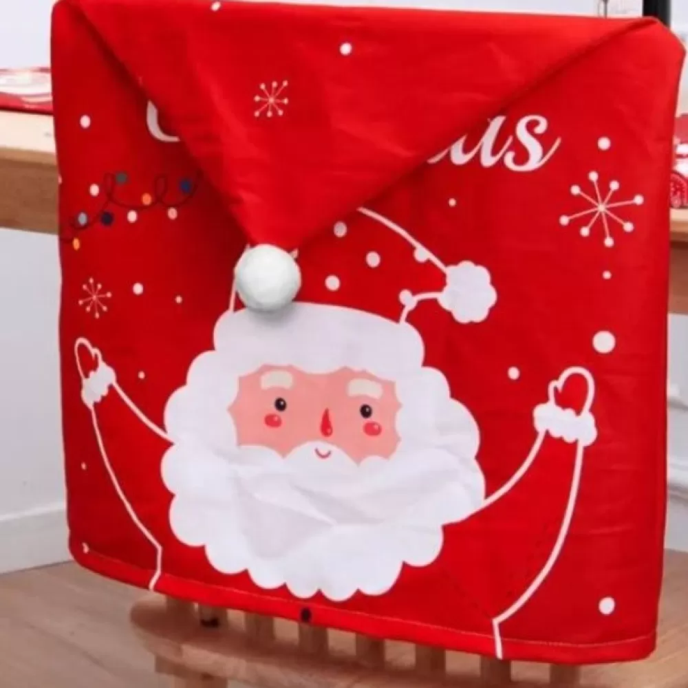 Clearance Housse De Chaise Noël - Père Noël Housses De Chaise De Noël
