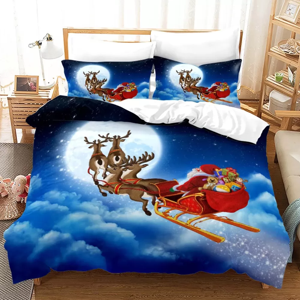 Shop Housse De Couette Noël Pas Cher Housse De Couette De Noël