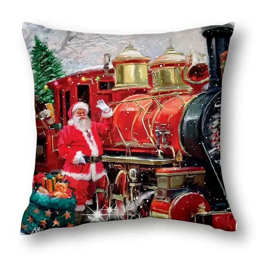 New Housse De Coussin 50 X 50 Housse De Coussin De Noël