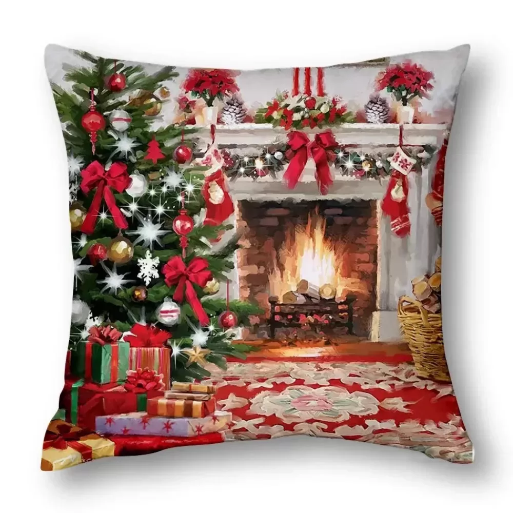 Shop Housse De Coussin 60 X 60 Housse De Coussin De Noël