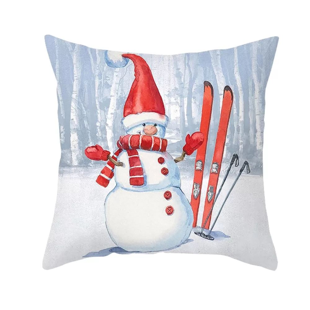 Clearance Housse De Coussin Bonhomme De Neige Housse De Coussin De Noël