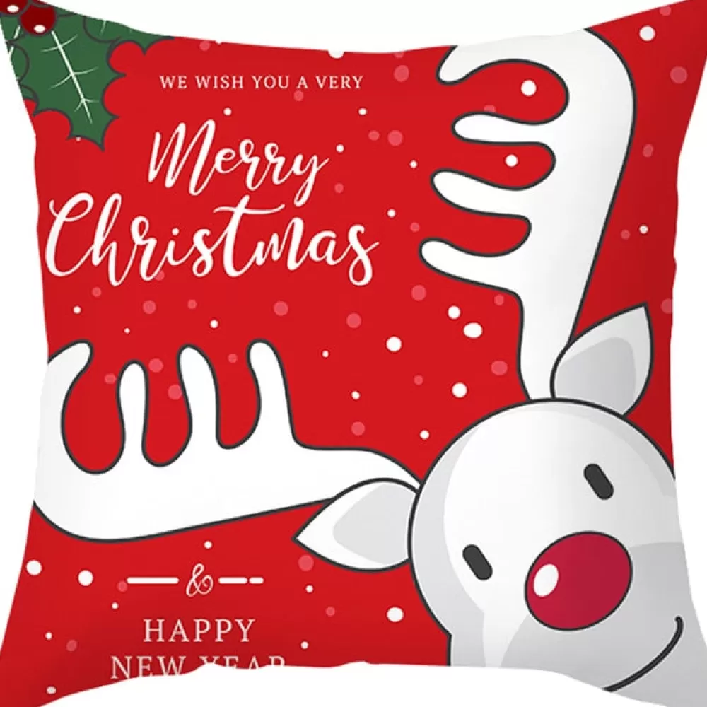 Sale Housse De Coussin De Noël : Renne Blanc Housse De Coussin De Noël | Décorations De Noël Scandinaves