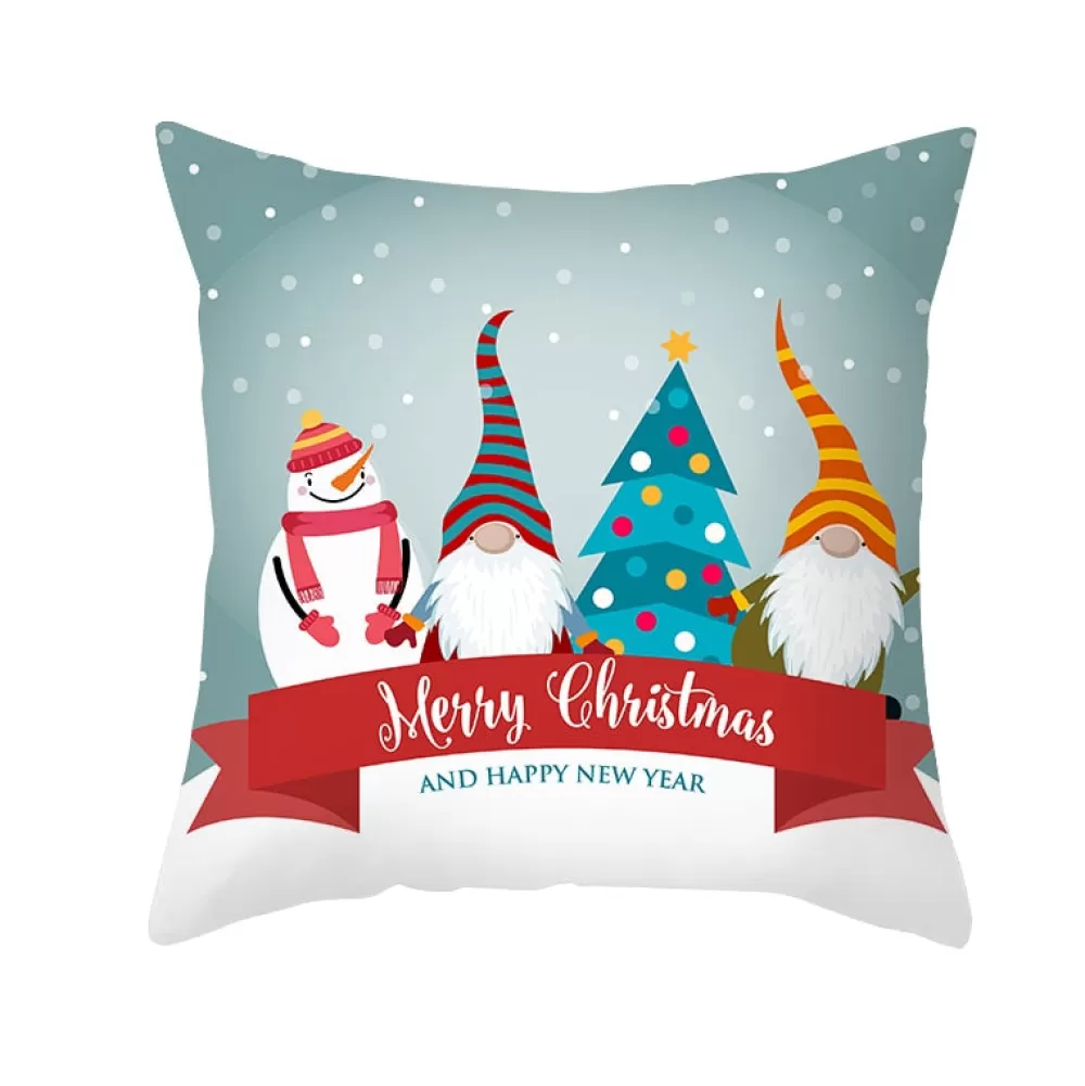 Shop Housse De Coussin Motif Neige Housse De Coussin De Noël