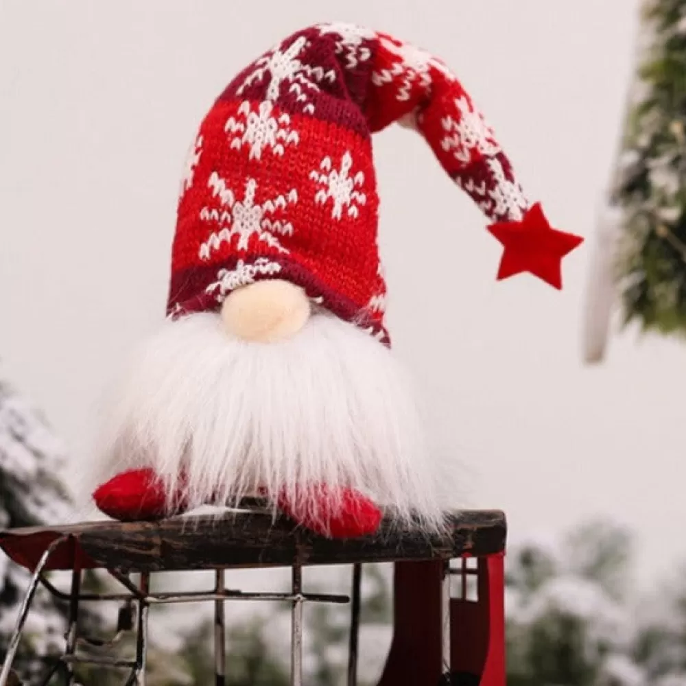 Flash Sale Lutin De Noël Rouge Décorations De Noël Pas Cher | Décorations De Noël Rouges