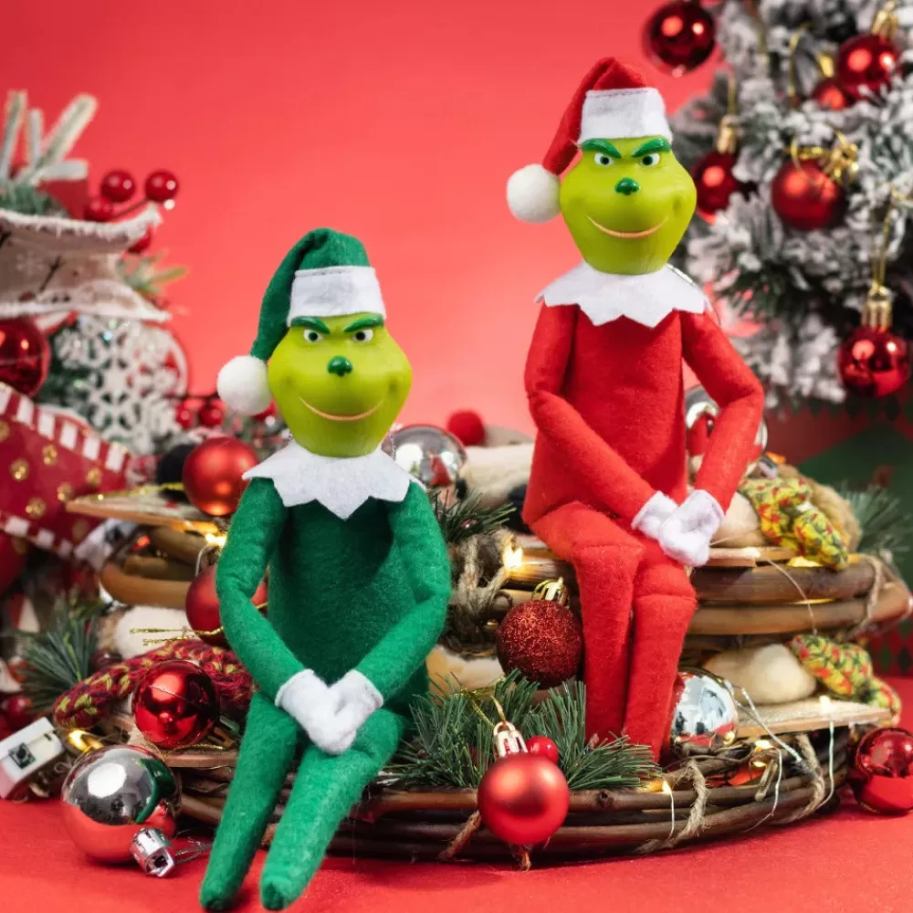 Store Lutin Farceur Grinch Décorations De Noël Pas Cher | Lutins Et Gnomes De Noël