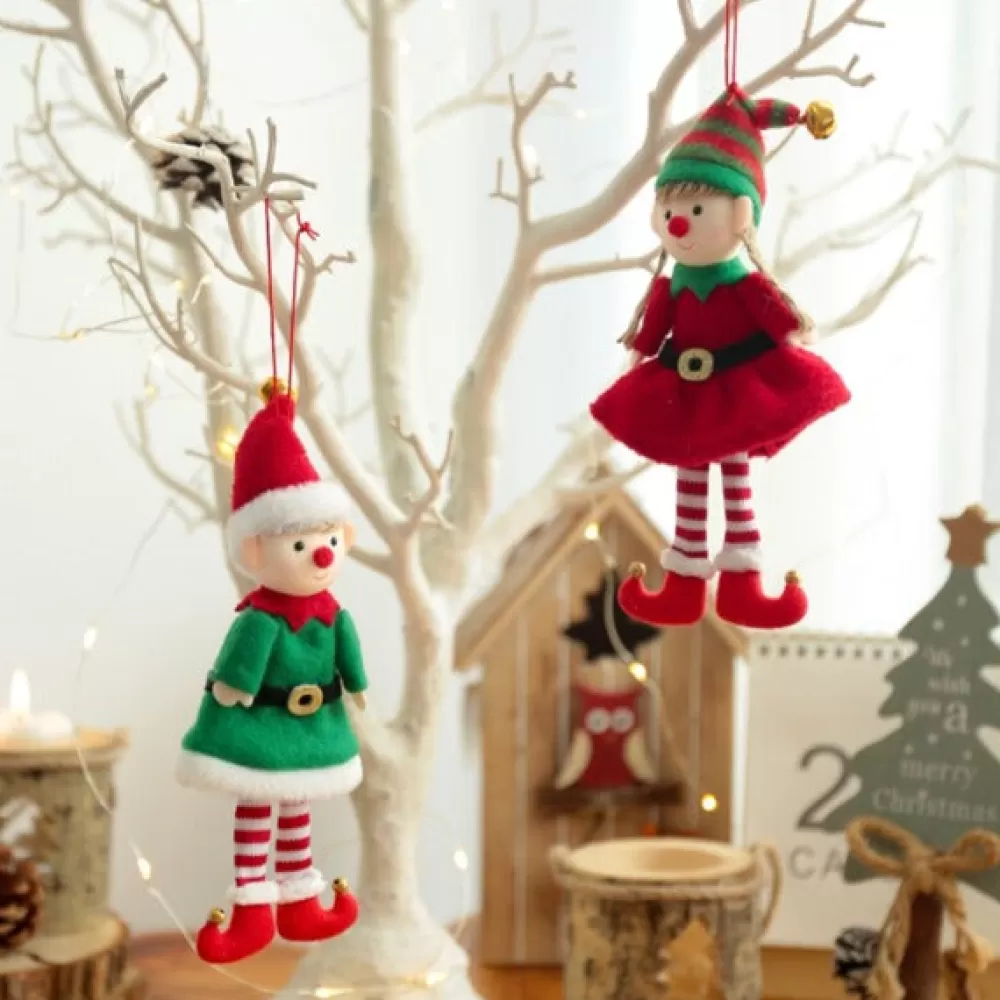 Sale Lutins De Noël à Suspendre Décorations De Noël Pas Cher | Lutins Et Gnomes De Noël