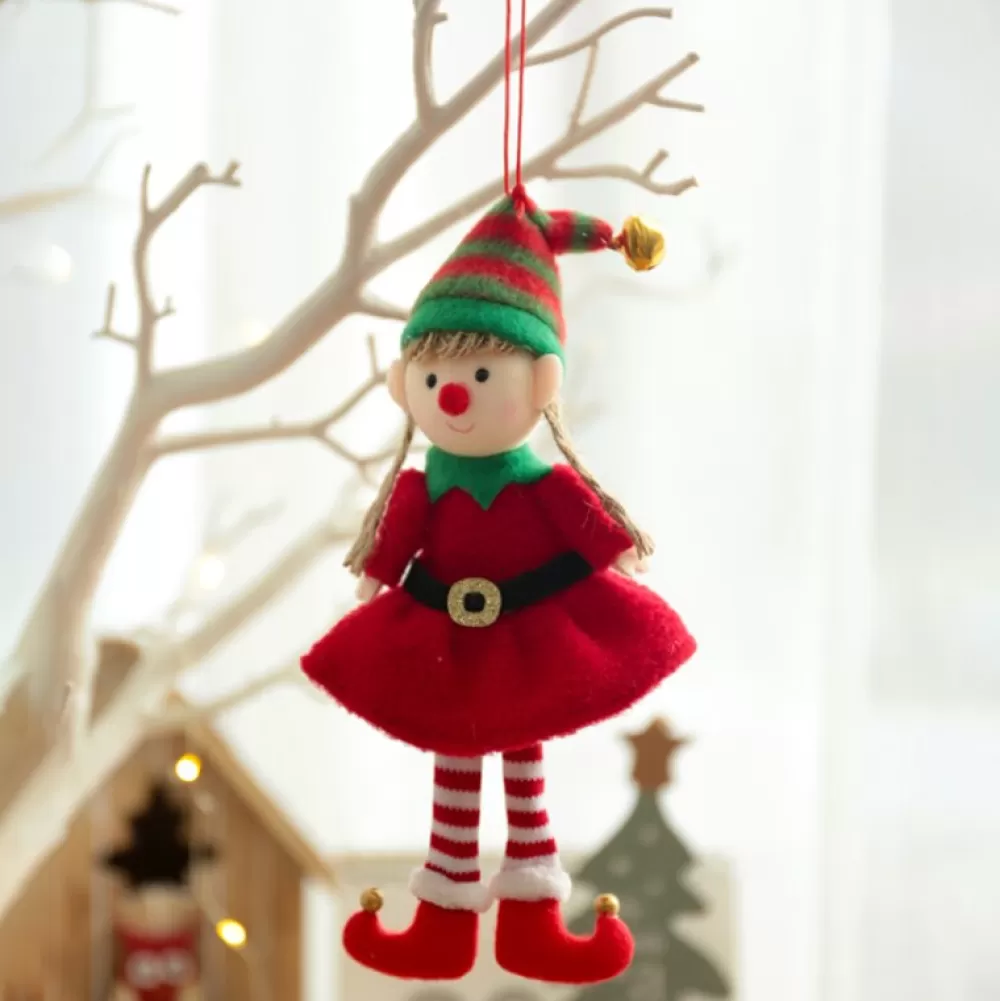 Sale Lutins De Noël à Suspendre Décorations De Noël Pas Cher | Lutins Et Gnomes De Noël