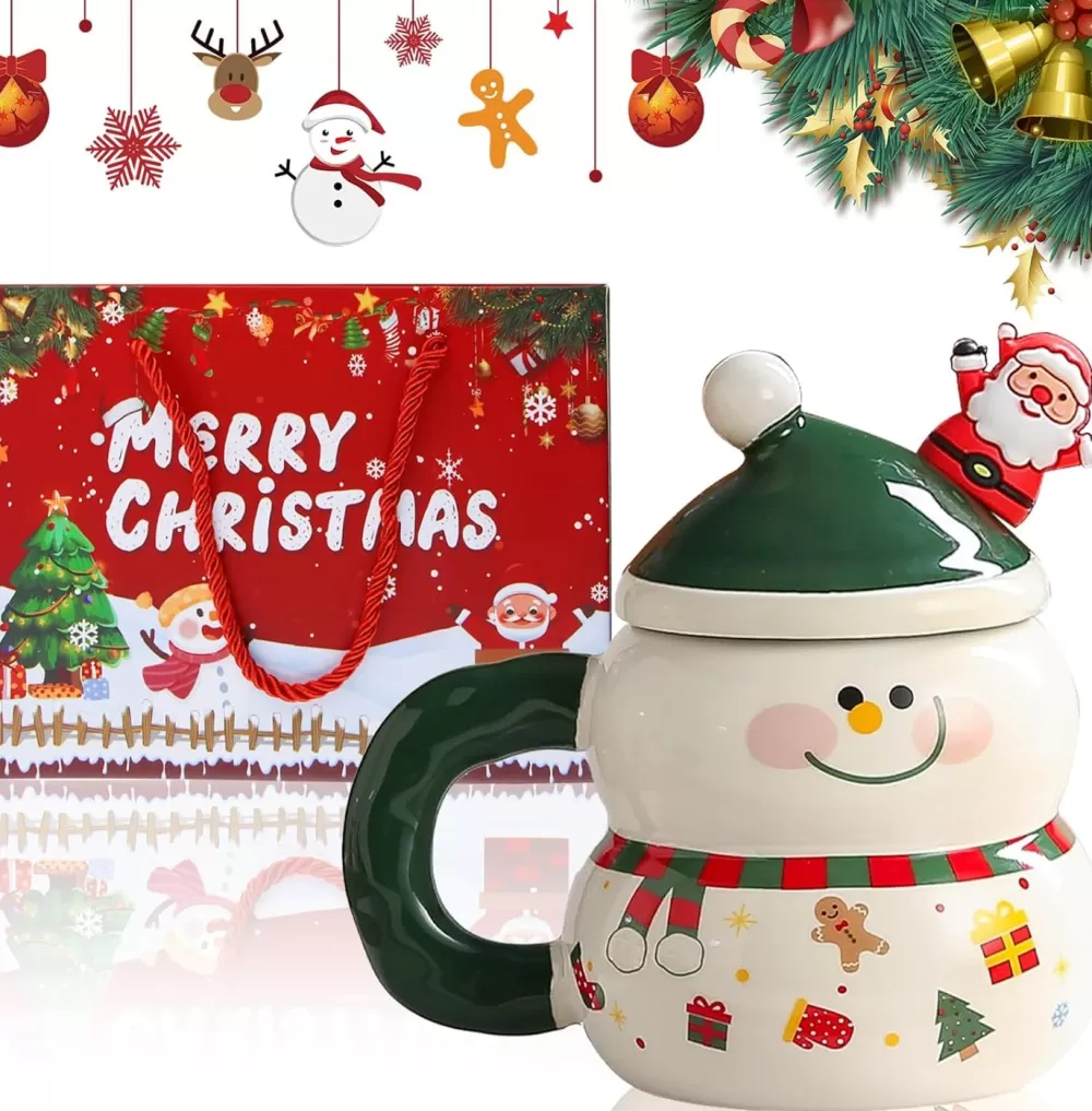 Shop Mug De Noël - Bonhomme De Neige Mugs & Tasses De Noël