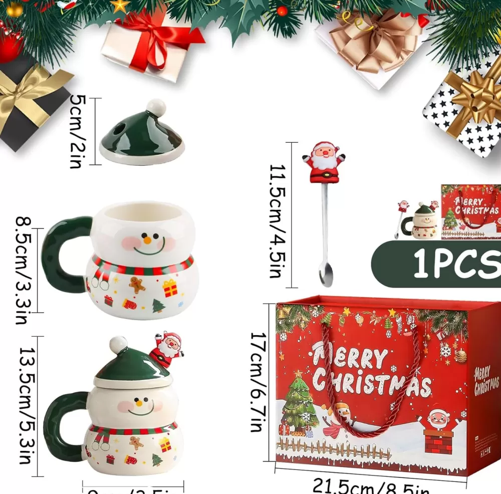 Shop Mug De Noël - Bonhomme De Neige Mugs & Tasses De Noël