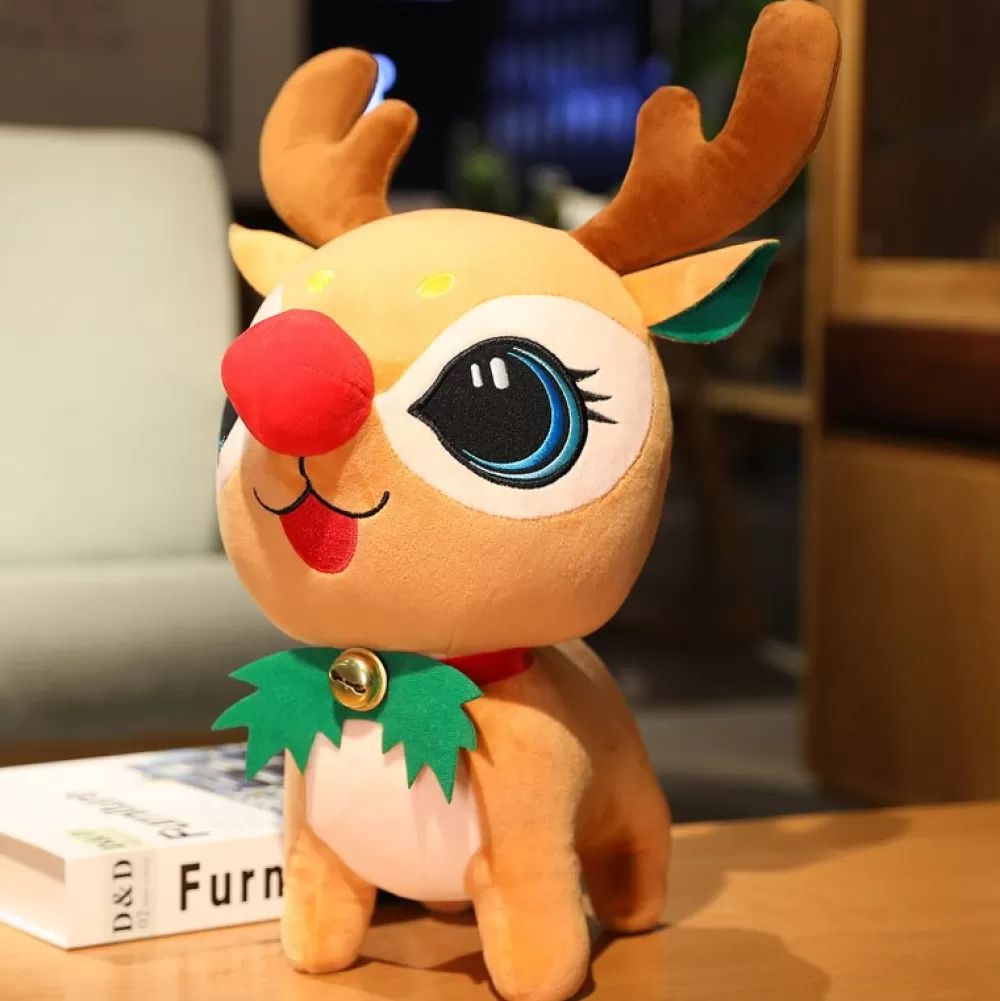 Store Peluche De Noël : Bébé Renne Décorations De Noël Pas Cher | Peluches De Noël