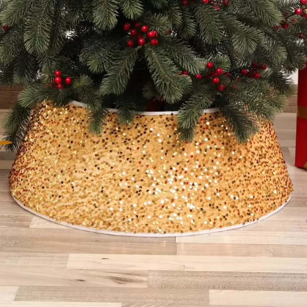 Hot Pied De Sapin Doré Décorations De Noël Dorées | Pieds De Sapin