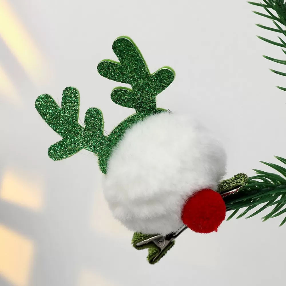 Discount Pince à Cheveux De Noël : Renne Blanc Décorations De Noël Scandinaves
