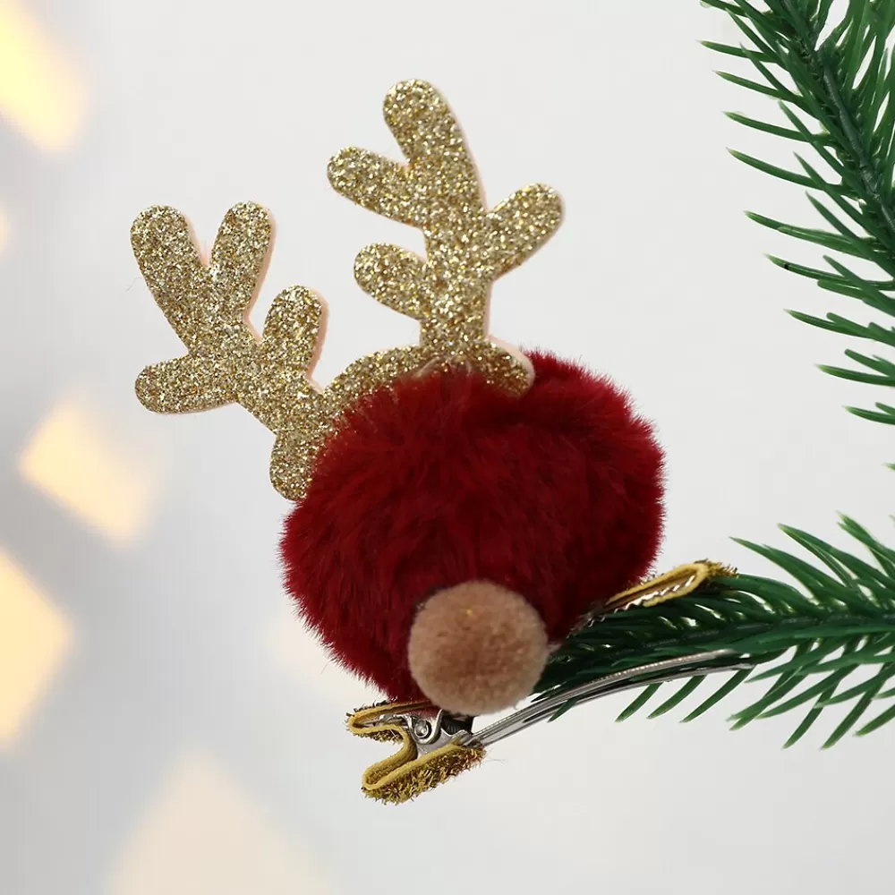 Cheap Pince à Cheveux De Noël : Renne Rouge Décorations De Noël Rouges
