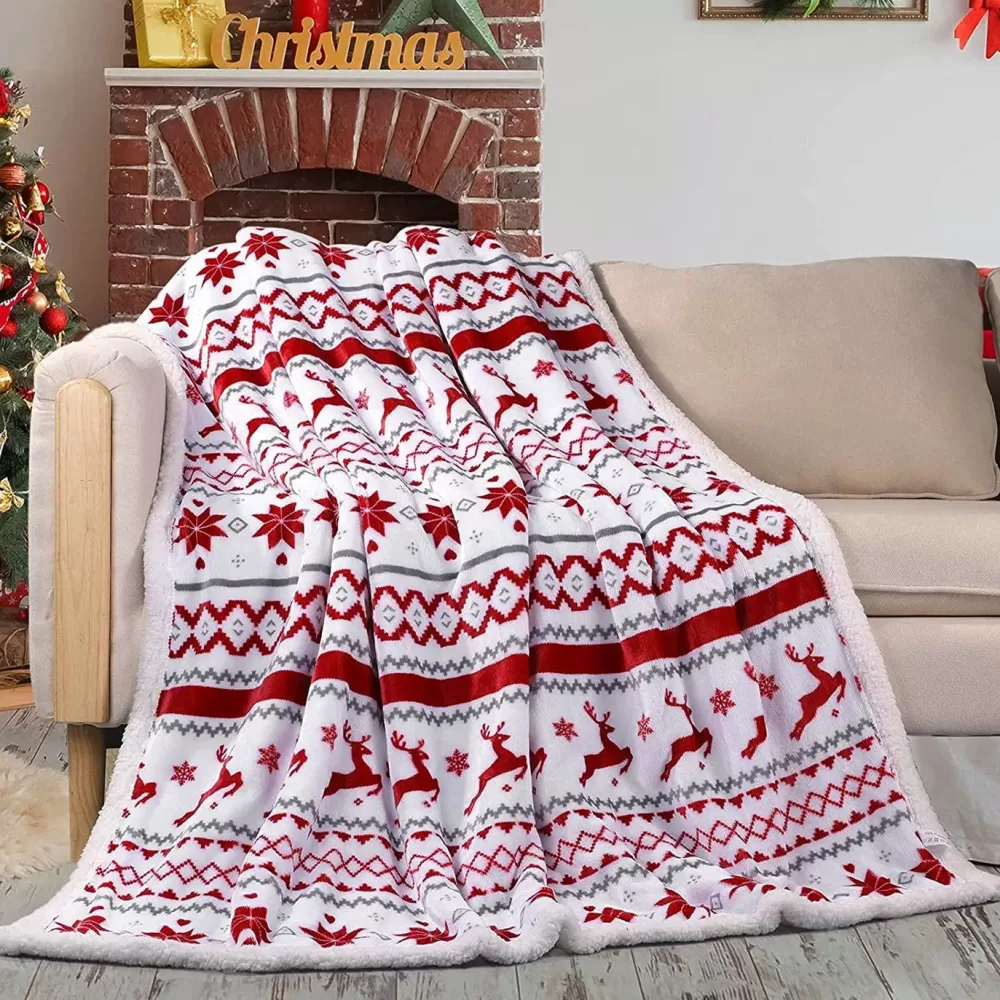 Clearance Plaid De Noël Polaire Plaids De Noël